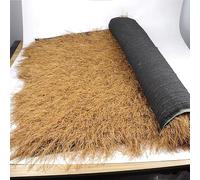 ZHJLF Techo De Paja Artificial para Techos Paja Artificial Techo Palma Sintética Ignífuga Rollo Artificial Palm Leaves para Cercas, Terrazas(Size:1x20m,Color:Amarillo)