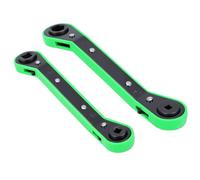 Zhjvihx Juego de Llaves de Servicio HVAC, 3/8 1/4 5/16 3/16 9/16 1/2 Pulgada Llave de Trinquete para Refrigeración con 2 Adaptadores de Llave Hexagonal, para Reparación de Aire