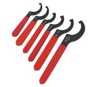Zhjvihx Juego de Llaves Inglesas Universales, 6 Piezas APU13 16 ER25 32 40 C32 Llaves de Choque de Acero Al Carbono con Bolsa Rodante para Ajuste de Espiral, Llave Inglesa para Suspensión
