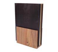 Zhjvihx Juego de Tablas para Cortar Libros, Tablas de Cortar de Madera de 3 Piezas con Soporte para Queso, Carne y Verduras, de Cocina Reversibles con Diseño Estilo Libro