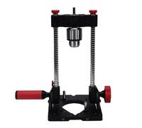 Zhjvihx Prensa de Taladro Portátil, Mandril de Gran Tamaño de 13 Mm, Rodamientos de Bolas Dobles, Guía de Perforación Resistente con Ajuste de ángulo Continuo de 0 a 60 Grados para