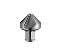 ZHLWei Avellanador de acero de alta velocidad de 25, 30, 40, 50 y 55 mm con vástago Weldon de 3/4". Cortador de biselado de 90 grados con 3 hojas.