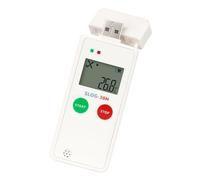 ZHOUYQX Registrador de Datos de Temperatura y Humedad de Alta precisión con Pantalla LCD y función de Alarma para la Cadena de frío del almacén.
