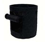 ZHSOAO Bolsa de Cultivo Patatas Doble Puerta, 3 uds., macetero Tela no Tejida Resistente for una fácil Cosecha, Color Negro/Rojo/Verde for y Tomates para Cultivar Frutas(Black)