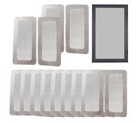 ZHUMCCY Cinta Reparadora De Malla Para Mosquiteras - Pack 10 Piezas Parches Autoadhesivos | Cinta Reparadora De Malla Para Ventanas | Dormitorio Hogar Salón Porche Exterior Patio