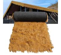 ZHWFDC Decoración de paja artificial, paja parasol, mexicana, para cercas de jardín para tiki-bar, artesanías DIY, techo palapa (1 x 10 m)