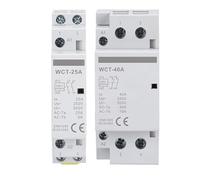 ZHWTISNPE Interruptor automático Contactor CA Domestico WCT 25A 63A Instalación en carril DIN 2NO 2NC 1NO1NC 2NO2NC 4NO 4NC 1 unidad