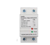 ZHWTISNPE Riel guía DIN 2P 40-63A Que se recupera automáticamente y Luego Conecta el Dispositivo de protección contra sobretensión subtensión for Proteger relé(32a,Dispaly)