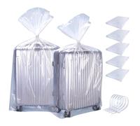 ZHYOPING Bolsas de plástico transparentes extragrandes de 100 x 120 cm, 5 bolsas de almacenamiento impermeables jumbo, bolsas resistentes de 100 mu con 5 bridas para cables para loft, equipaje,