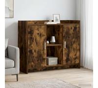 Ziaphsol Aparador 98,5 x 33 x 80 cm PB Cómoda con 3 estantes y 2 puertas para comedor, salón, pasillo, almacenamiento moderno, espacio de almacenamiento, cajones, decoración, resistente madera