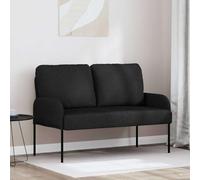 Ziaphsol Sofá esquinero moderno con cojín de 110 cm, color negro, de madera contrachapada, para salón y salón, sofá cama con función de descanso, función relax, cajón, extensible, estilo vintage