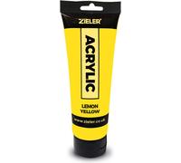 Zieler Pinturas acrílicas de 120 ml (amarillo limón)