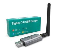 Zigbee 3.0 USB Dongle, Zigbee Gateway con chip EFR32MG21 y antena externa SMA, coordinador USB para asistente doméstico, Zigbee2MQTT, OpenHAB, Plug & Play