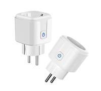 ZigBee Enchufe Inteligente Alexa 16A, 3680W Smart Plug con Monitor de Energía, Enchufe Temporizador con Control Remoto, Control por Voz y Funciones de Temporización, apoyo Alexa & Google Home