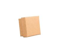 ZIHDKE Cajas de embalaje regalo cartón Kraft DIY, caja jabón pequeña papel marrón y negro, Mini joyería, anillo, pendientes, organizador, 50 Uds para Joyas(Dark Brown)