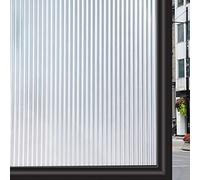 Zindoo Vinilos para Cristales Vinilo Adhesivo Cristal Vinilos para Ventanas Vinilo Ventana Patrón de Rayas Opaco 90x300 cm Autoadhesivo Estático Anti-UV para Oficina Tienda Dormitorio Cocina
