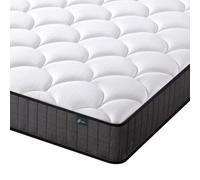 Zinus Colchon 90 x 190 cm Híbrido - Altura 15 cm - Tight Top - Colchón Muelles Ensacados y Espuma Viscoelástica - Alta Transpirabilidad - Optimo para un Sueño Reparador
