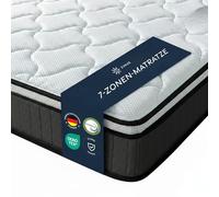 Zinus Tight Top - Colchón ortopédico de muelles ensacados (90 x 190 cm, dureza Media, Acolchado Reciclado y Espuma de Alta Densidad para Mayor Comodidad, Altura 25 cm, Certificado Öko-Tex)