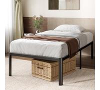 Zinus Van Somier de 90 x 190 cm con láminas de Metal - Marco de Cama para 1 Persona de Acero Resistente - Altura 41 cm para Almacenamiento - Montaje Sencillo - Negro