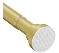 Zipglo 1 barra de cortina sin agujeros, 70-127 cm, barra telescópica para cortina de ducha, barra de cortina, barra tensora ajustable para baño, ventana, cocina, dorado