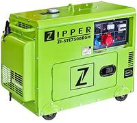 Zipper zi-ste7500dsh motor-generador 5700 w 14,5 l diésel verde claro