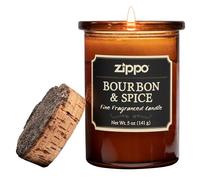 Zippo Vela aromática - Bourbon & Spice - Vela en Tarro - Spirit Candle - 141 gr - Fragancia única - Regalo Elegante para Momentos Especiales
