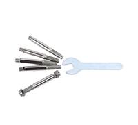 Zisemeil Brocas para Afilador de Motosierra, Vástago de 6 Mm de Alto | Compatibilidad versátil, Fácil de usar, Material de primera calidad, Se adapta a varias motosierras