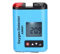 Zisemeil Detector de gas de oxígeno portátil para la industria, control de seguridad, material: plástico, negro, azul, iones de litio recargables