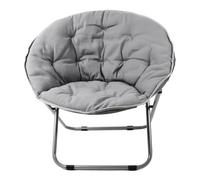 Zisemeil Silla Plegable Suave con Estructura Estable | Tela de lona duradera, Respaldo ergonómico, Ideal para salón, balcón y playa.