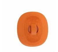 ZiStarlilife 1 tapón de drenaje de silicona para fregadero con filtro recogedor de pelo, válvula abatible antideslizante para baño, lavabo, ducha, drenaje de suelo, naranja, 35 mm (naranja)