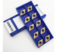 ZiStarlilife 10pcs DCMT11T308-HMP NC010 Insertos de carburo para CNC torno de acero inoxidable semiacabado de alta resistencia de agarre mecanizado de uso en taller