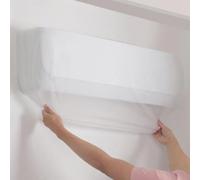 ZiStarlilife 5 fundas para aire acondicionado interior, cubierta de limpieza impermeable para aire acondicionado, cubierta antipolvo para aire acondicionado de pared, lavable a prueba de humedad, para