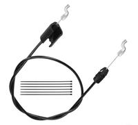ZiStarlilife 946-0957 Cable de control para Troy, para cortacésped Craftsman, cable del acelerador de 50 pulgadas con extremos en forma de Z, diseño de resorte sin extensión para reemplazo de