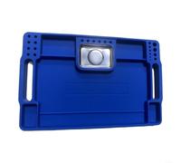 ZiStarlilife Bandeja de herramientas de silicona con base de acero inoxidable, organizador flexible antideslizante, resistente al calor hasta 260.0 °C, almacenamiento portátil de hardware para taller