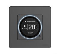 ZiStarlilife Controlador de termostato inteligente con pantalla de brillo ajustable, soporte de calefacción multisistema y calibración de temperatura, compatible con Tuya y para MOES Star Ring