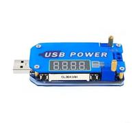 ZiStarlilife Fuente de alimentación ajustable por USB de 15 W, probador de voltaje 05-30 V con soporte AFC FCP QC20 QC30, pantalla digital para reparación de electrónica y taller de bricolaje