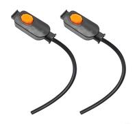ZiStarlilife Interruptor de disparador de antorcha TIG para WP9 WP17 WP18 WP20 WP26 QQ150, cable de 15 cm, pieza de repuesto de botón de plástico para reparación de soldadura de argón