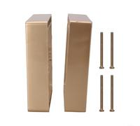 ZiStarlilife Kit de extensión de marco de caja de 20 mm con tornillos de 30 mm para ajuste de profundidad de cavidad de pared poco profunda en la instalación eléctrica del hogar, color blanco (dorado)