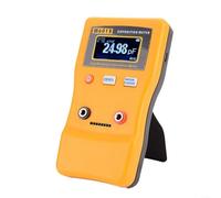 ZiStarlilife Medidor de capacitancia digital M6013 001pF-470000uF Probador ESR de rango automático/manual de mano con pantalla LCD para diagnóstico de componentes electrónicos en talleres o