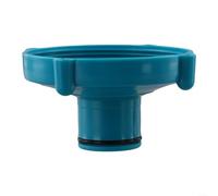 ZiStarlilife Paquete de 2 adaptadores para aspiradora de piscina con abrazadera, conector de manguera de plástico de 32 mm para kit de limpieza 58234 P03867, piezas de mantenimiento de piscina azul
