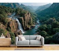 ZISTRCBAO Papel Pintado 3D Efecto Cañones 350x256cm
