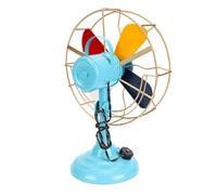 Ziyvural Ventilador de Escritorio Vintage Figura Estabilidad Antideslizante | Estatua de ventilador retro con base de metal estable para oficina en casa estabilidad resistente a las puntas base de