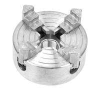 ZJchao 4 Jaw Lathe Chuck, Lathe DE Madera Chuck Turning Machine Accesorio Z011a Aleación DE Zinc Jaw Reversible Mini ACCESORIOS DE ATRO METAL DE METAL PARA LA MÁQUINA