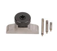 ZJchao Base del Indicador de Marcado, Soporte de Micrómetro de Profundidad de Acero Inoxidable con 3 Varillas de Extensión Micrómetro Soporte del Indicador del Dial para el de Dial de Profundidad