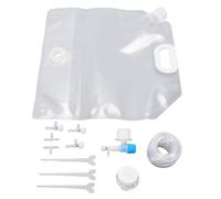 ZJchao Bolsa de Contenedor de Agua de 4.5L Bolsa de Riego por Goteo de Contenedor de Almacenamiento de Agua con Válvula de Goteo Ajustable Estructura Triangular Autónoma par