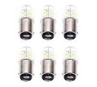 ZJchao Bombilla LED BA15D Bombillas para BA15D Bombillas Marinas Bombilla de Señal Marina 3W Regulable 300LM 24 2835 SMD Base de Bayoneta de Doble Contacto con CRI 80 para (Blanco 6000K-6500K)