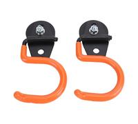 ZJchao Ganchos Magnéticos de Alta Resistencia, 2 Unidades, Ganchos de Garaje Grandes y Fuertes con Gancho en S, Imán de 43 Mm Recubierto de Goma para Taller en (Imán de 4,3 cm.)