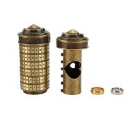 ZJchao Letras Candado con Contraseña de Letra - Clásico y Elegante Ajuste de Bricolaje Candado de Combinación Decorativo de Aleación de Zinc para Regalos Románticos - Contraseña Personalizable -