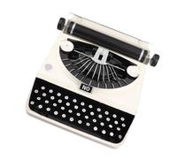 ZJchao Maquina de Escribir Modelo de Máquina de Escribir Vintage Hecho a Mano Decoración Retro Adorno de Hierro Clásico para Regalo de Oficina en el Hogar 12.2x12.2x4.72in