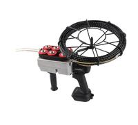 ZJchao Máquina Roscadora, Roscadora de Tubos Eléctrica de Mano, Motor sin Escobillas, Máquina Manual para Interfaz de Batería BL1830 BL1840 BL1850 - Cable TEP de 15 M para Trabajos de Tuberías